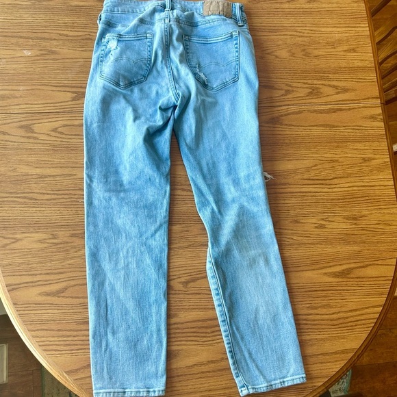 Men's American Eagle Skinny Light Blue Distressed Jeans NextAirflex size 29x30 - Picture 4 of 6